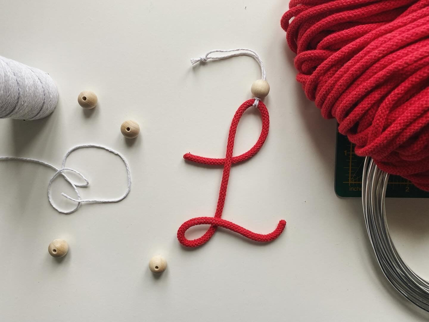 Personalised Wire Hanging Letter