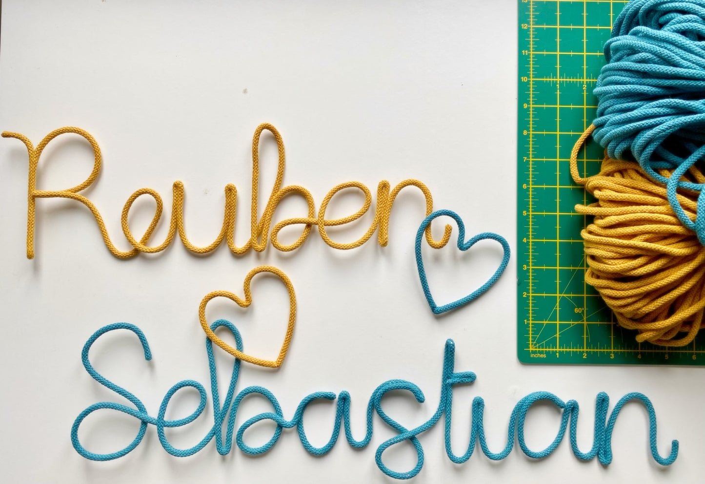 Personalised Wire Writing - Classic Colours