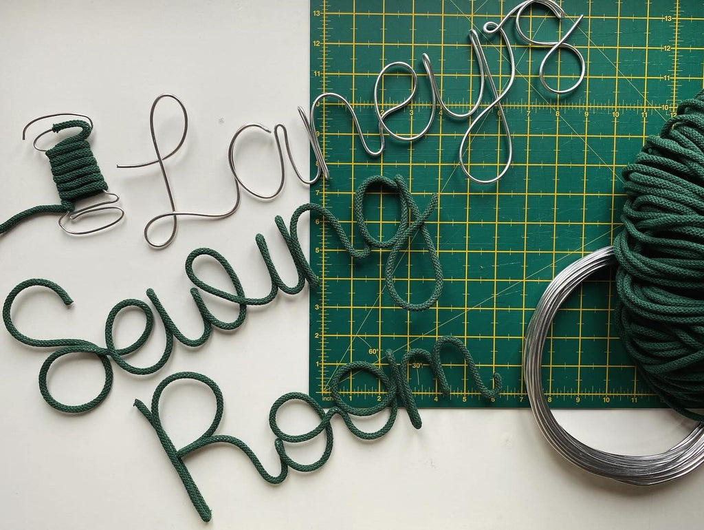 Custom Wire Name or Word Sign - Limited Edition Colours