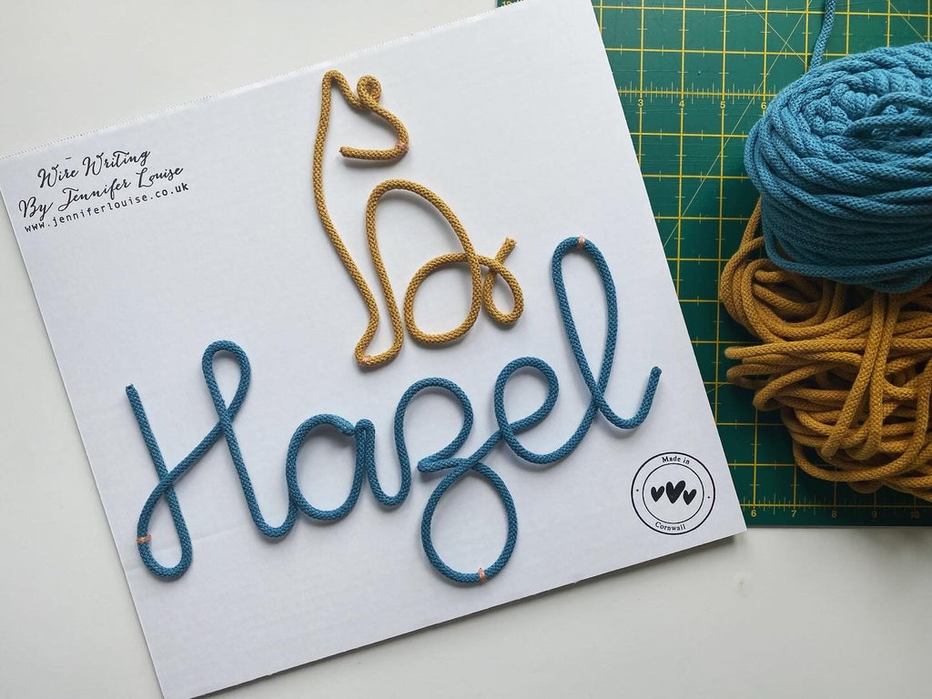 Custom Wire Name or Word Sign - Classic Colours