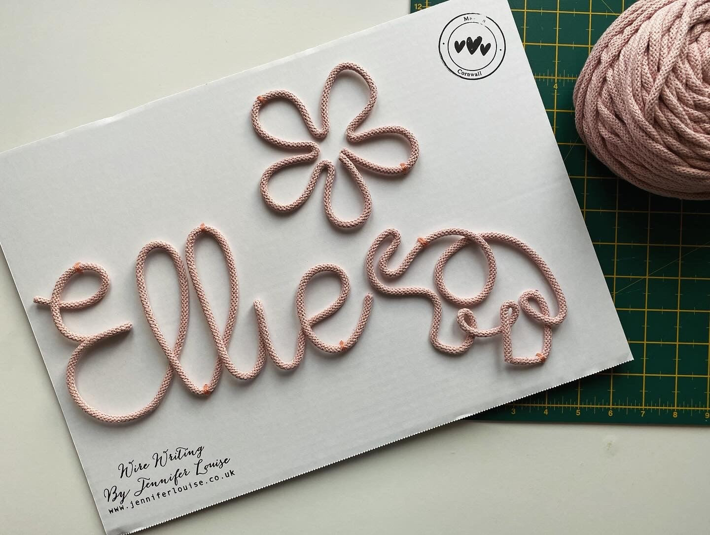 Custom Wire Name or Word Sign - Classic Colours