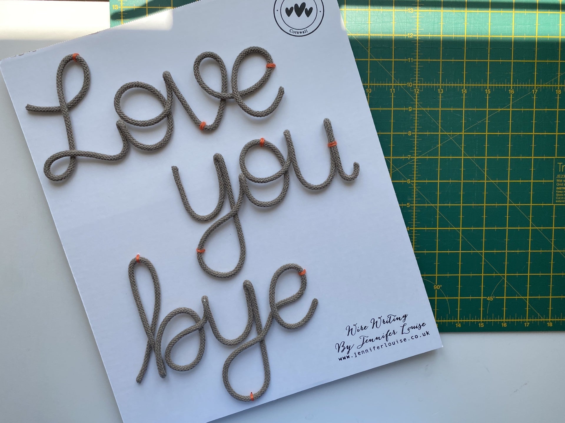 Custom Wire Name or Word Sign - Classic Colours