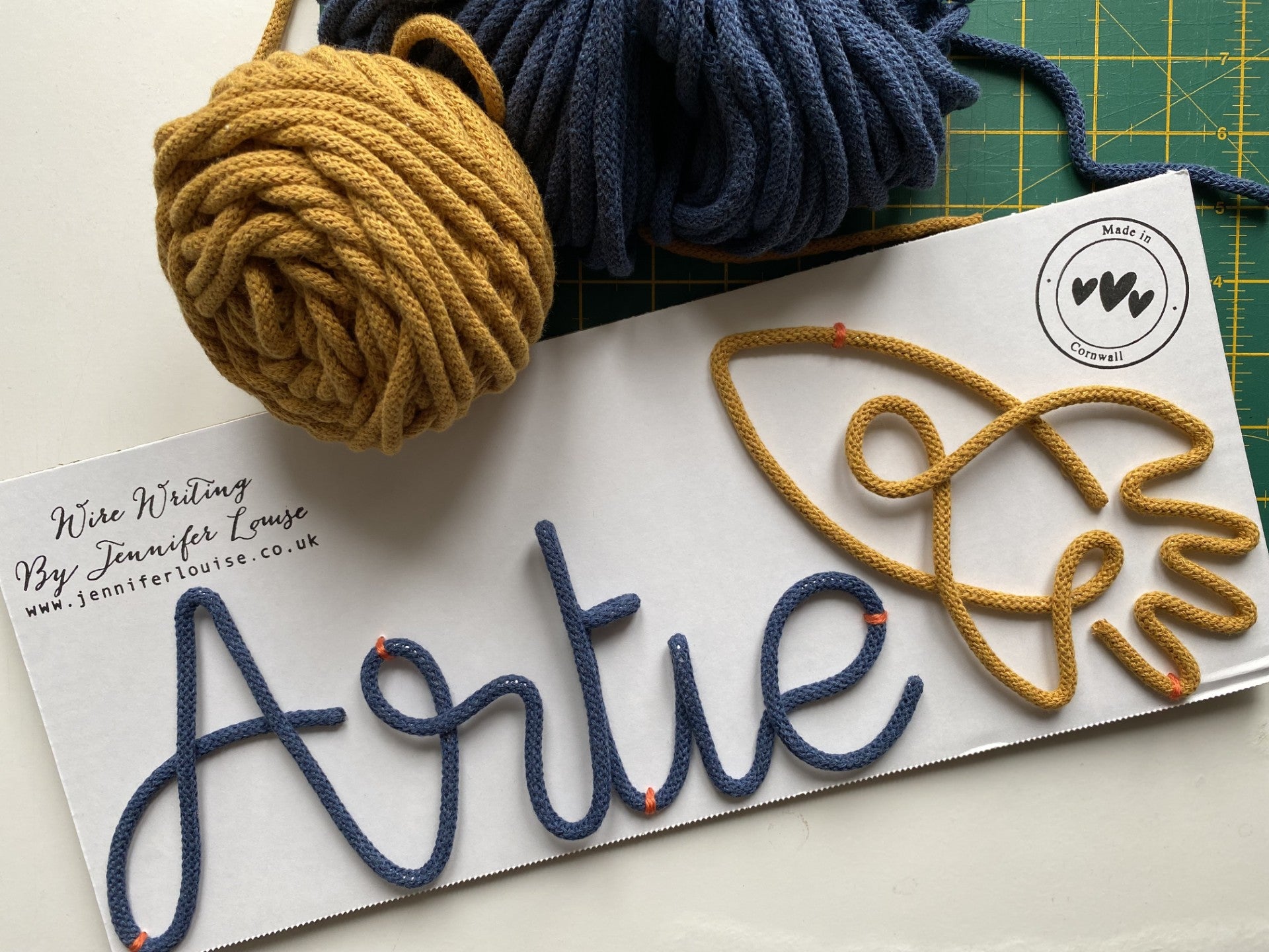 Custom Wire Name or Word Sign - Classic Colours