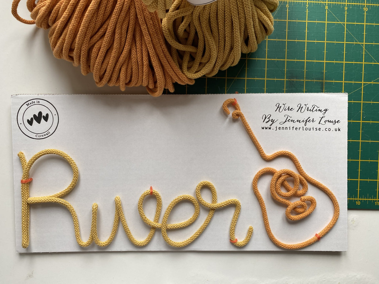 Custom Wire Name or Word Sign - Limited Edition Colours