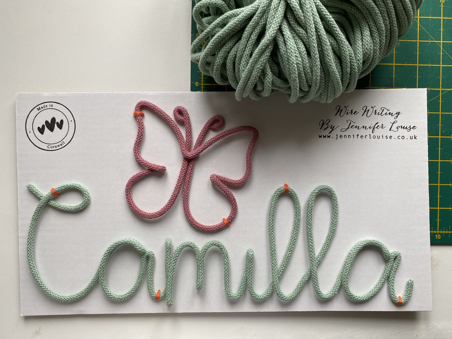 Custom Wire Name or Word Sign - Limited Edition Colours