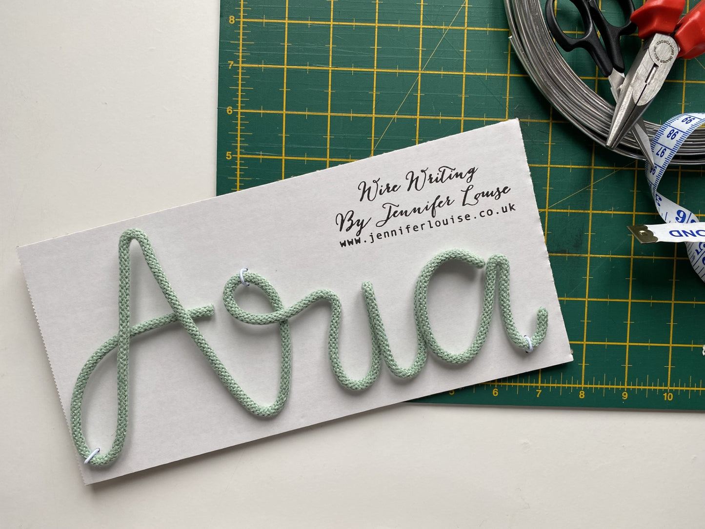 Custom Wire Name or Word Sign - Limited Edition Colours