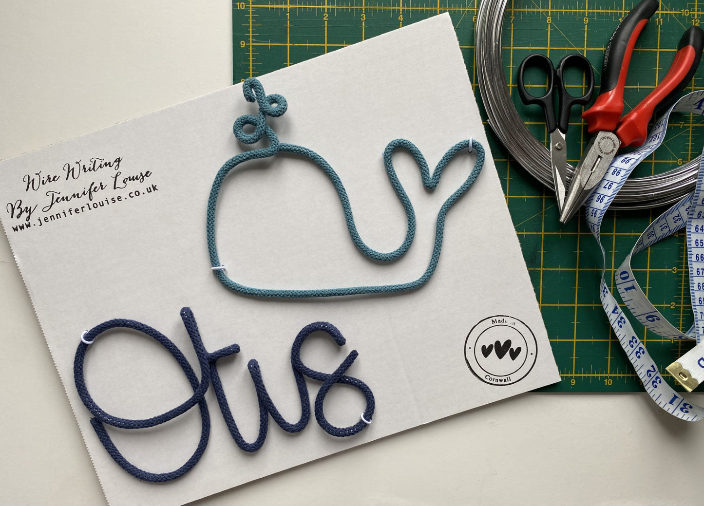 Custom Wire Name or Word Sign - Classic Colours