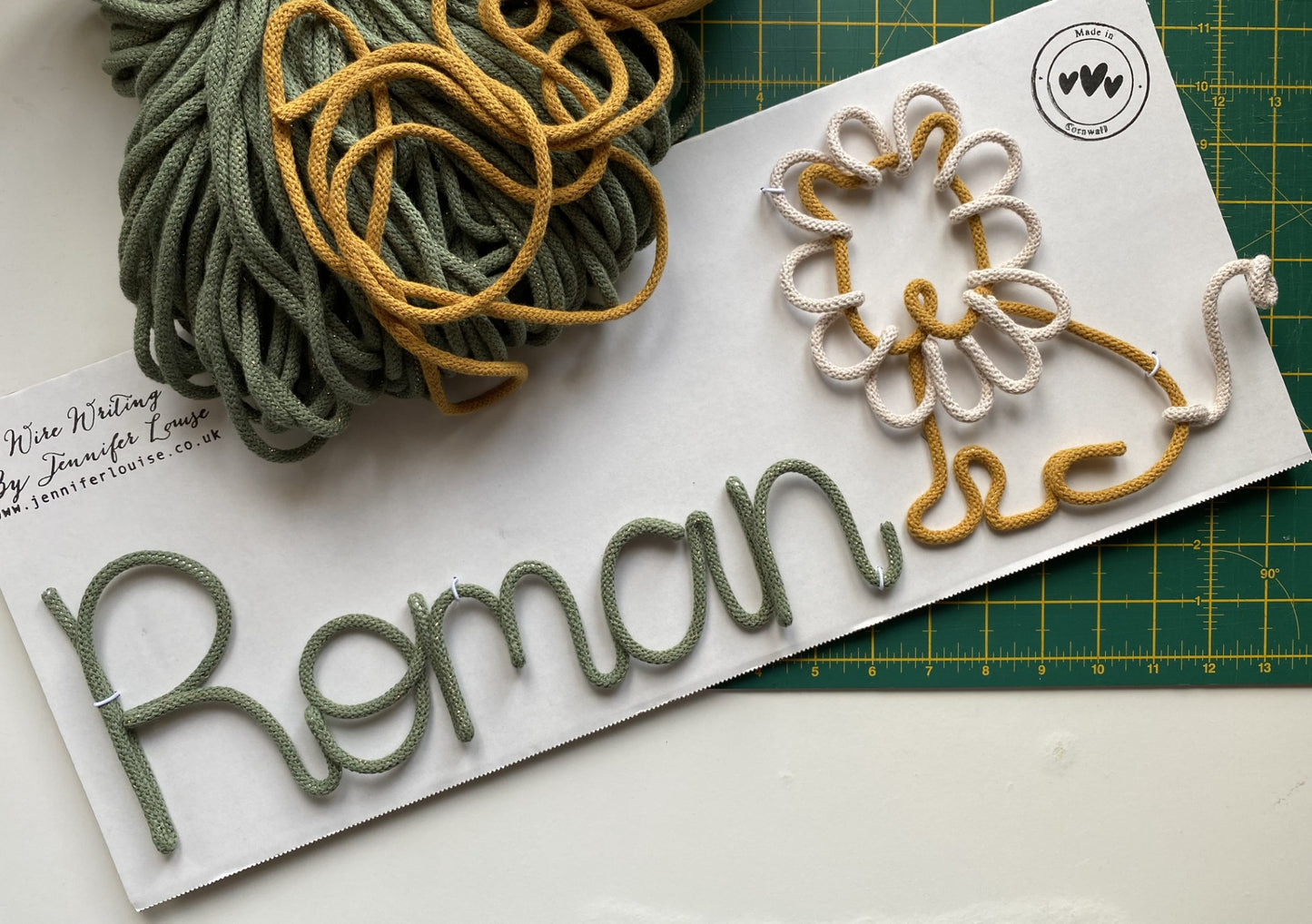 Custom Wire Name or Word Sign - Limited Edition Colours