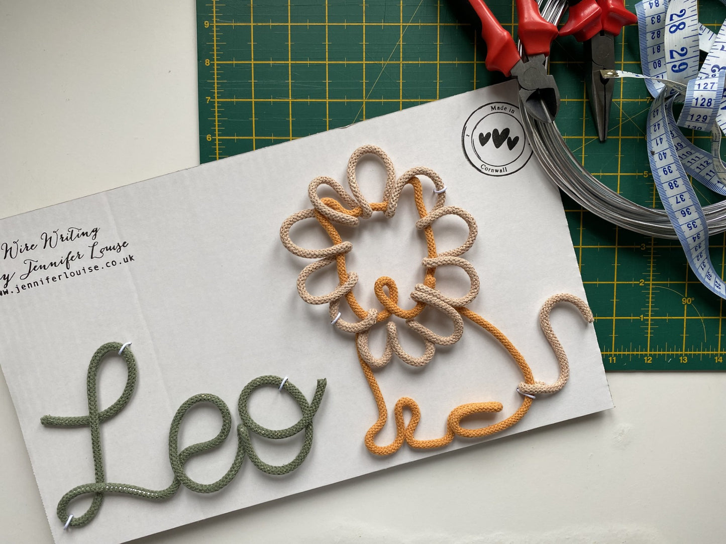 Custom Wire Name or Word Sign - Limited Edition Colours