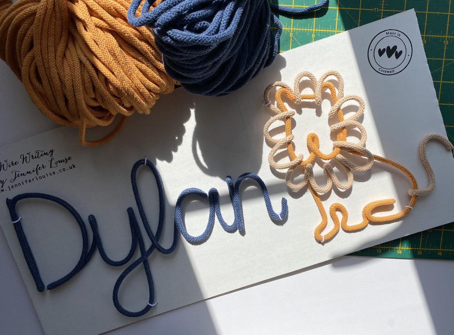 Custom Wire Name or Word Sign - Classic Colours