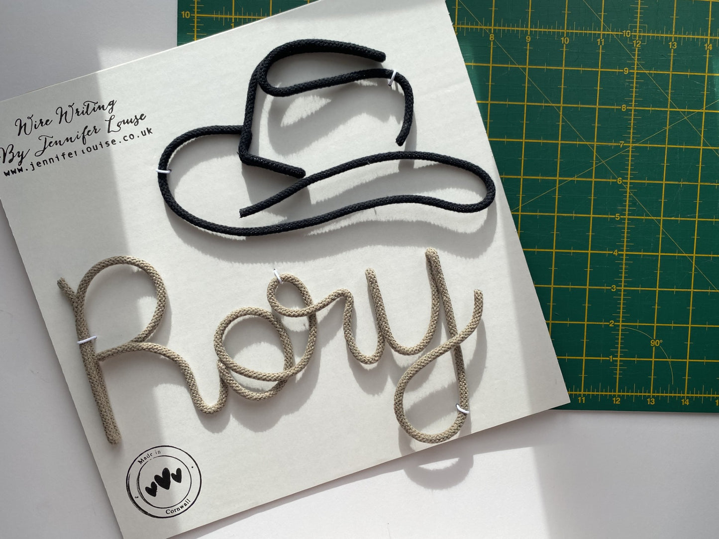 Custom Wire Name or Word Sign - Classic Colours