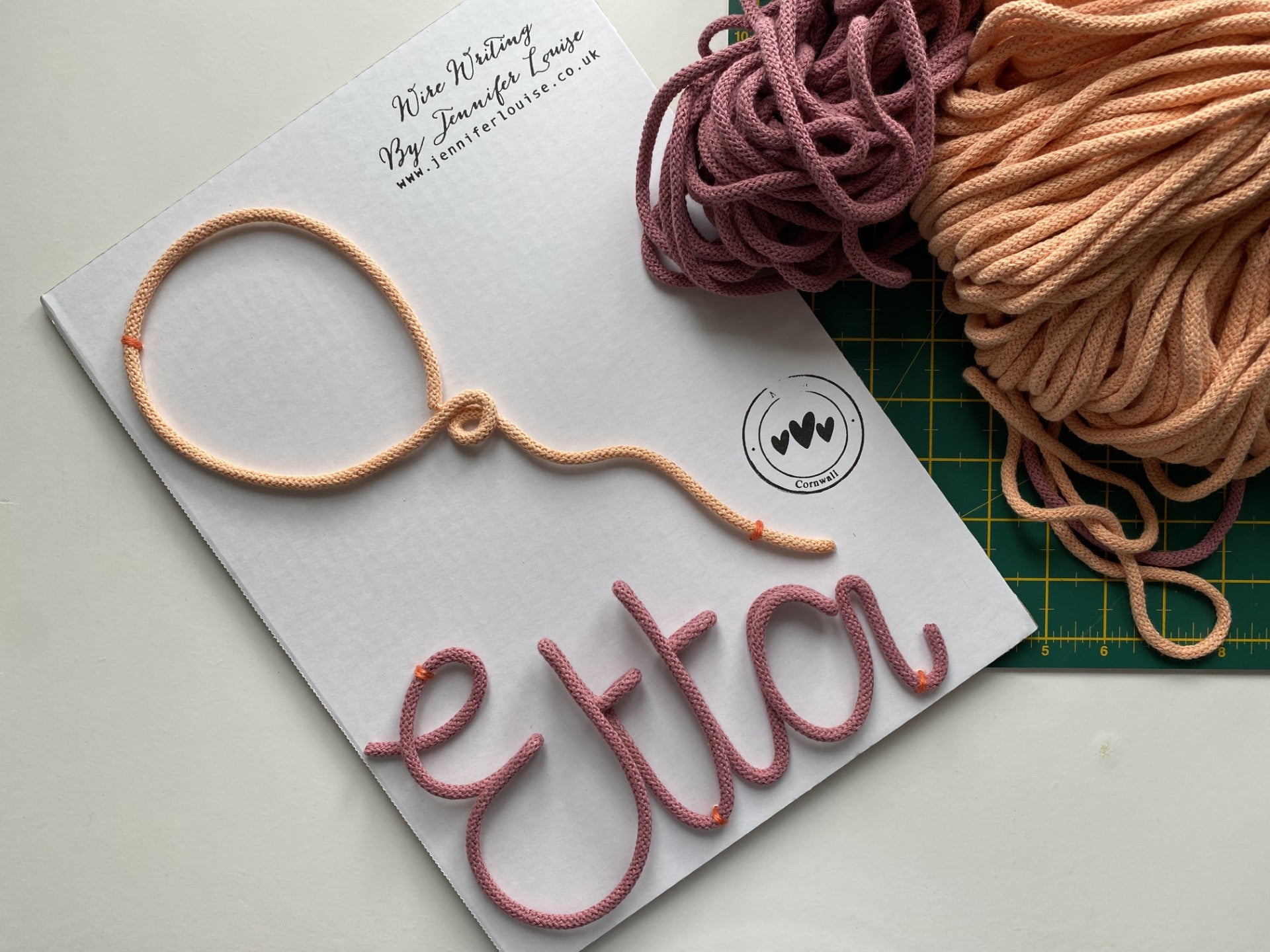 Custom Wire Name or Word Sign - Limited Edition Colours