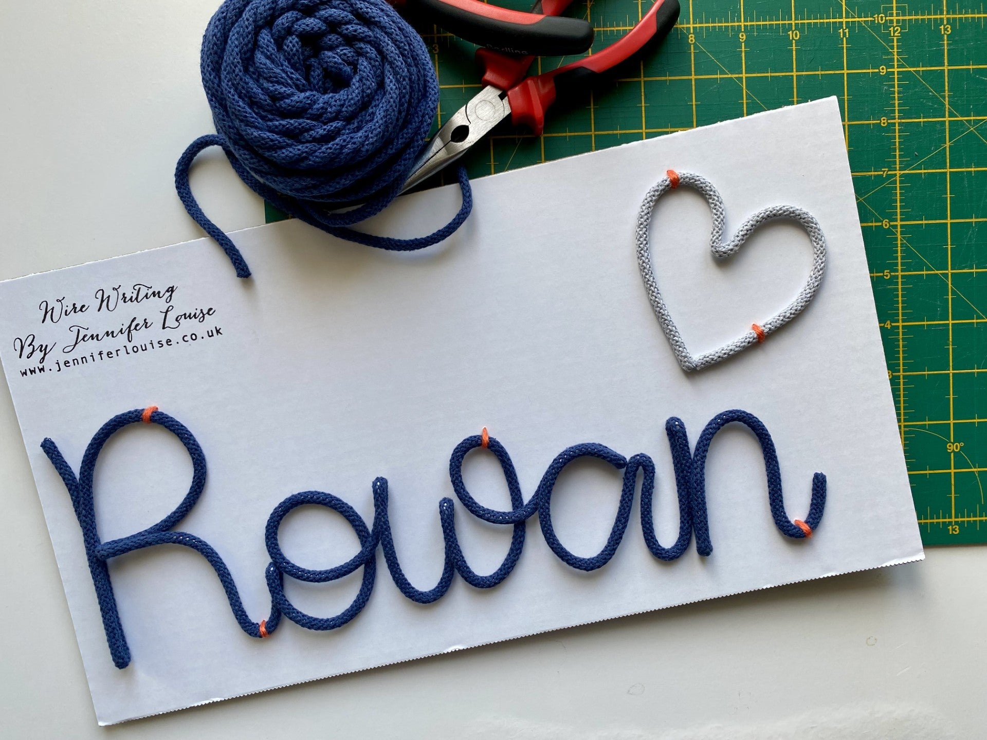 Custom Wire Name or Word Sign - Classic Colours