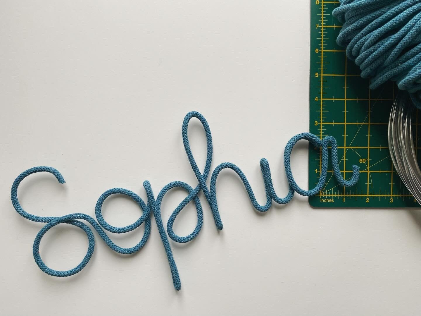 Custom Wire Name or Word Sign - Classic Colours
