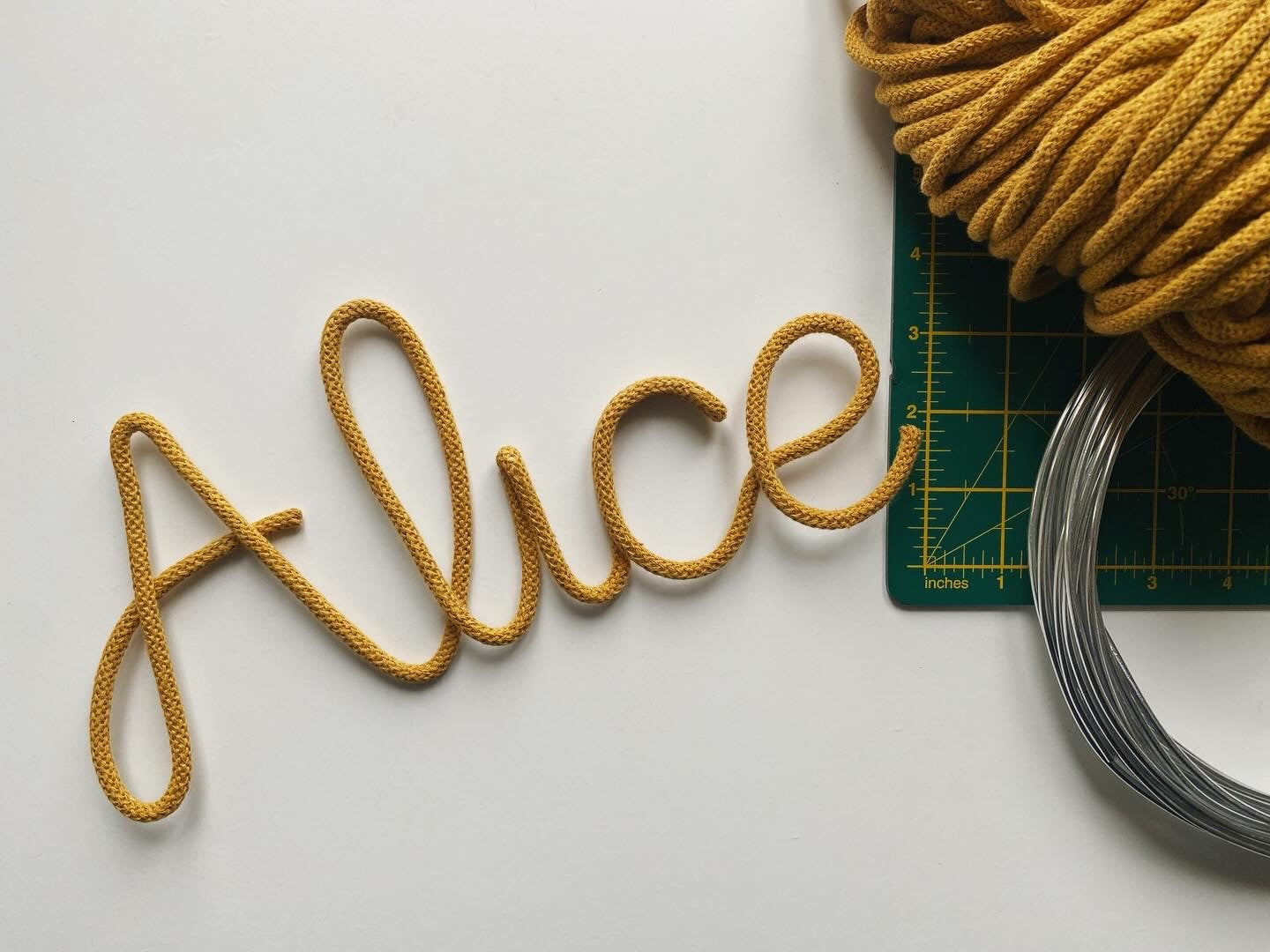 Custom Wire Name or Word Sign - Classic Colours